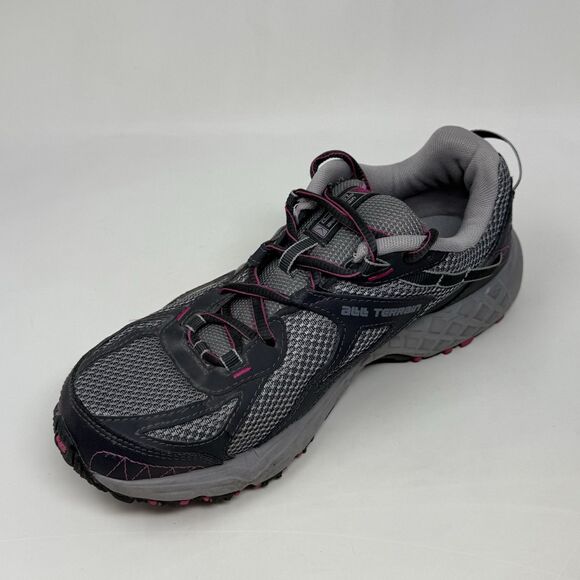 New Balance 411v2 All Terrain Shoes Womens 9 D Wide Gray Running Trail Sneakers - Picture 8 of 15